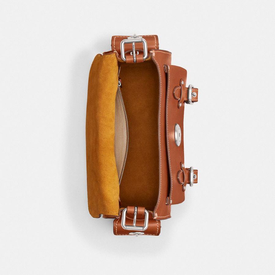 COACH® Western Tabby Women Shoulder Bag Brown | BVIF06783