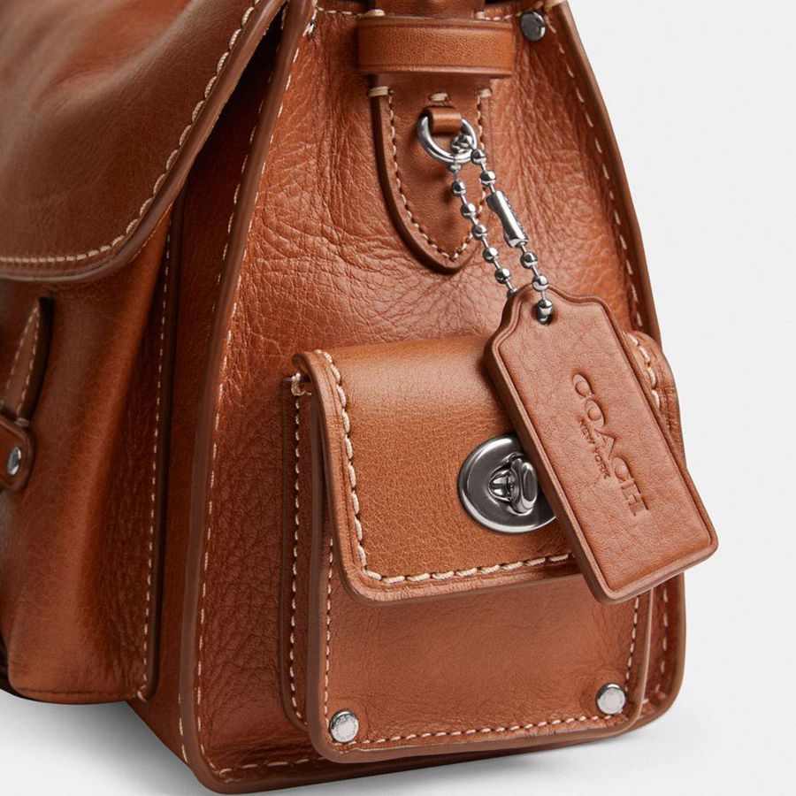 COACH® Western Tabby Women Shoulder Bag Brown | BVIF06783